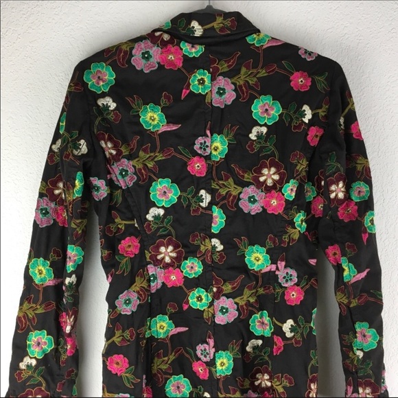 $84 TODAY ONLY! Johnny Was Winter Floral Trench - Picture 7 of 8